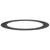 adapté pour anneau d'arbre plat Noir Ø90 / 120 cm Acier 554771554771