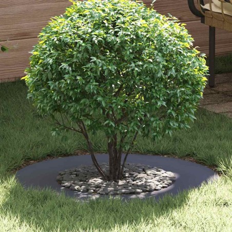 adapté pour anneaux d'arbre plats 5 pcs Anthracite Ø40 / 70 cm 554772554772