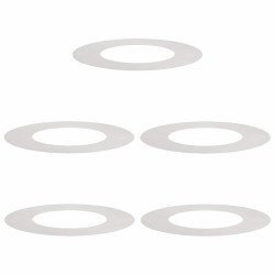 adapté pour anneaux d'arbre plats 5 pcs Argent Ø40 / 70 cm 554777554777