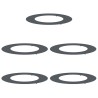 adapté pour anneaux d'arbre plats 5 pcs Anthracite Ø50 / 80 cm 554780554780