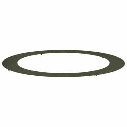 adapté pour anneau d'arbre plat Vert olive Ø90 / 120 cm Acier 554782554782