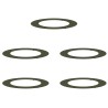 adapté pour anneaux d'arbre plats 5 pcs Vert olive Ø60 / 90 cm 554783554783