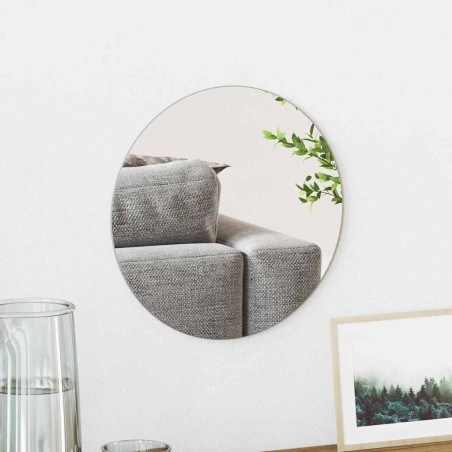 Miroir mural Rond Ø 30 cm verre trempé 554784554784