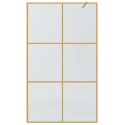 Mur de Douche à L'Italienne Doré 115 x 195 cm verre trempé 554787554787