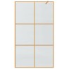 Mur de Douche à L'Italienne Doré 115 x 195 cm verre trempé 554787554787