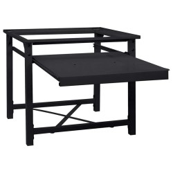 Socle pour Machine à Laver Noir 60 x 56 x 52 cm Acier 554789554789