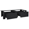 Socle pour Machine à Laver 2 pcs Noir 127 x 54,5 x 32,5 cm 554790554790