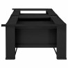 Socle pour Machine à Laver 2 pcs Noir 127 x 54,5 x 32,5 cm 554790554790