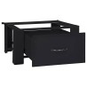 Socle pour Machine à Laver Noir 64 x 55 x 32,5 cm Acier 554791554791