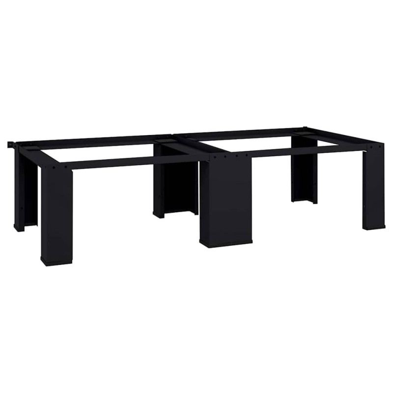 Socle pour Machine à Laver 2 pcs Noir 127 x 54,5 x 32,5 cm 554792554792