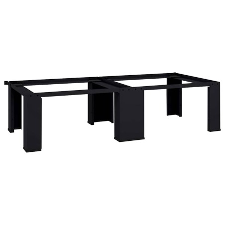Socle pour Machine à Laver 2 pcs Noir 127 x 54,5 x 32,5 cm 554792554792