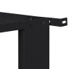 Socle pour Machine à Laver 2 pcs Noir 127 x 54,5 x 32,5 cm 554792554792