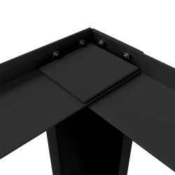 Socle pour Machine à Laver 2 pcs Noir 127 x 54,5 x 32,5 cm 554792554792