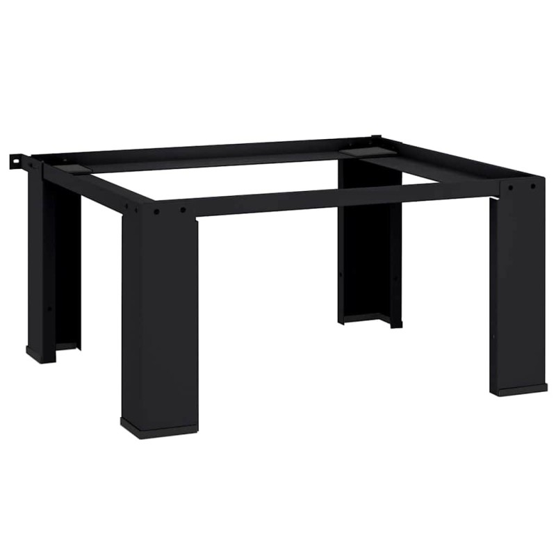 Socle pour Machine à Laver Noir 64 x 55 x 32,5 cm Acier 554793554793