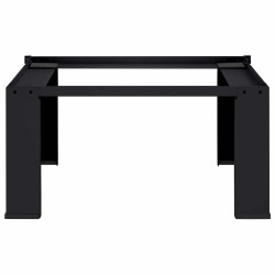 Socle pour Machine à Laver Noir 64 x 55 x 32,5 cm Acier 554793554793
