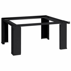 Socle pour Machine à Laver Noir 64 x 55 x 32,5 cm Acier 554793554793