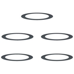 adapté pour anneaux d'arbre plats 5 pcs Anthracite Ø90 / 120 cm 554797554797