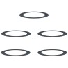 adapté pour anneaux d'arbre plats 5 pcs Anthracite Ø90 / 120 cm 554797554797