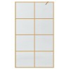 Mur de Douche à L'Italienne Doré 115 x 195 cm verre trempé 554798554798