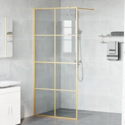 Mur de Douche à L'Italienne Doré 90 x 195 cm verre trempé 554801554801