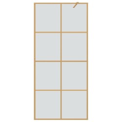Mur de Douche à L'Italienne Doré 90 x 195 cm verre trempé 554801554801