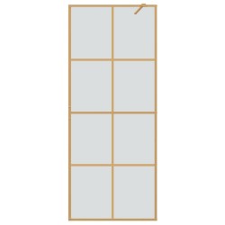 Mur de Douche à L'Italienne Doré 80 x 195 cm verre trempé 554802554802