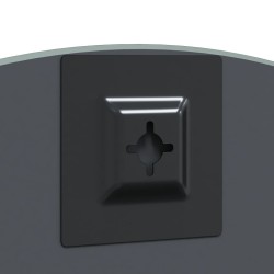 Miroir mural Rond Ø 60 cm verre trempé 554809554809