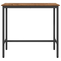 table Bois ancien 100 x 50 x 90,5 cm Bois d'ingénierie et acier 554812554812