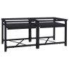 Socle pour Machine à Laver 2 pcs Noir 120 x 56 x 52 cm Acier 554817554817