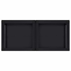 Socle pour Machine à Laver 2 pcs Noir 120 x 56 x 52 cm Acier 554817554817