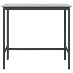 table Gris Sonoma 100 x 50 x 90,5 cm Bois d'ingénierie et acier 554819554819