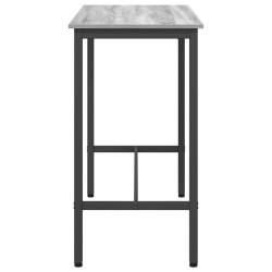 table Gris Sonoma 100 x 50 x 90,5 cm Bois d'ingénierie et acier 554819554819
