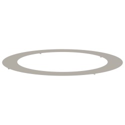adapté pour anneau d'arbre plat Marron Ø90 / 120 cm Acier patiné 554820554820