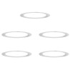 adapté pour anneaux d'arbre plats 5 pcs Argent Ø90 / 120 cm 554821554821