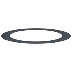 adapté pour anneau d'arbre plat Anthracite Ø90 / 120 cm Acier 554822554822