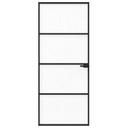 Porte de maison 83 x 201,5 x 3,5 cm Aluminium et Verre Trempé 554825554825