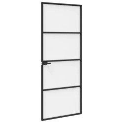 Porte de maison 83 x 201,5 x 3,5 cm Aluminium et Verre Trempé 554825554825