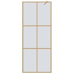 Mur de Douche à L'Italienne Doré 80 x 195 cm verre trempé 554826554826