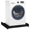 Étagère intermédiaire pour machine à laver Noir 60 x 60 x 8 cm 554827554827