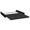 Étagère intermédiaire pour machine à laver Noir 60 x 60 x 8 cm 554827554827