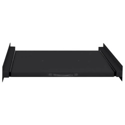 Étagère intermédiaire pour machine à laver Noir 60 x 60 x 8 cm 554827554827