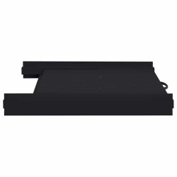 Étagère intermédiaire pour machine à laver Noir 60 x 60 x 8 cm 554827554827