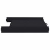 Étagère intermédiaire pour machine à laver Noir 60 x 60 x 8 cm 554827554827