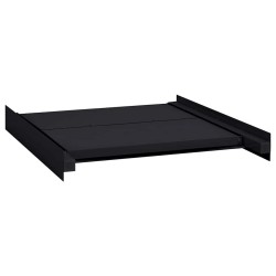 Étagère intermédiaire pour machine à laver Noir 60 x 60 x 8 cm 554827554827