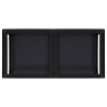 Socle pour Machine à Laver 2 pcs Noir 124,5 x 61,5 x 32,5 cm 554828554828