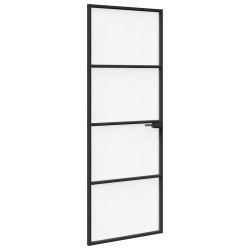 Porte de maison 76 x 201,5 x 3,5 cm Aluminium et Verre Trempé 554837554837