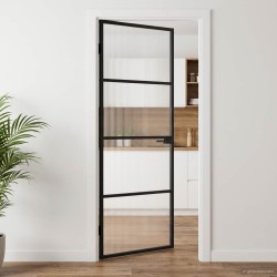Porte de maison 76 x 201,5 x 3,5 cm Aluminium et Verre Trempé 554837554837