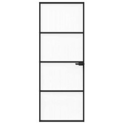 Porte de maison 76 x 201,5 x 3,5 cm Aluminium et Verre Trempé 554837554837