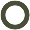 adapté pour anneau d'arbre plat Vert olive Ø60 / 90 cm Acier 554838554838
