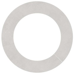 adapté pour anneau d'arbre plat Argent Ø60 / 90 cm 554839554839